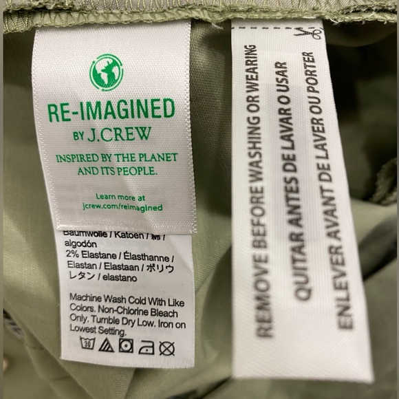 J Crew Willa Chino. Relaxed, straight leg- pintucks down the front. Size 6. - Picture 6 of 7